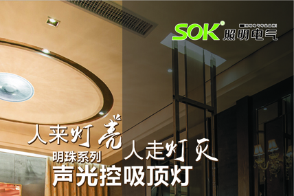 SOK明珠吸顶灯打造个性家居